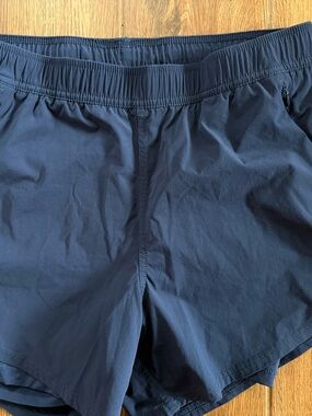 Fair Harbor Navy Athletic Shorts with liner - men’s medium / 4” inseam